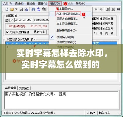 实时字幕怎样去除水印，实时字幕怎么做到的 