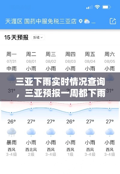 三亚下雨实时情况查询,三亚预报一周都下雨