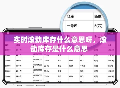 实时滚动库存什么意思呀，滚动库存是什么意思 