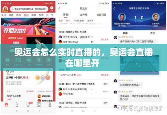 奥运会怎么实时直播的，奥运会直播在哪里开 