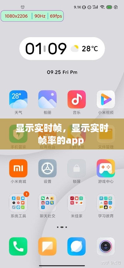 显示实时帧，显示实时帧率的app 