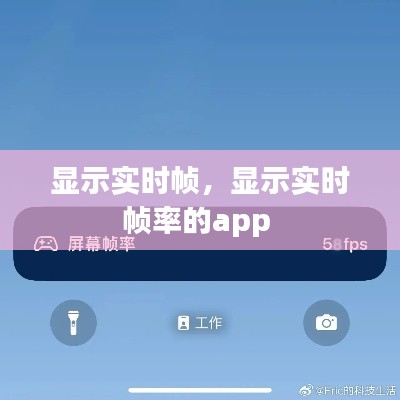 显示实时帧,显示实时帧率的app