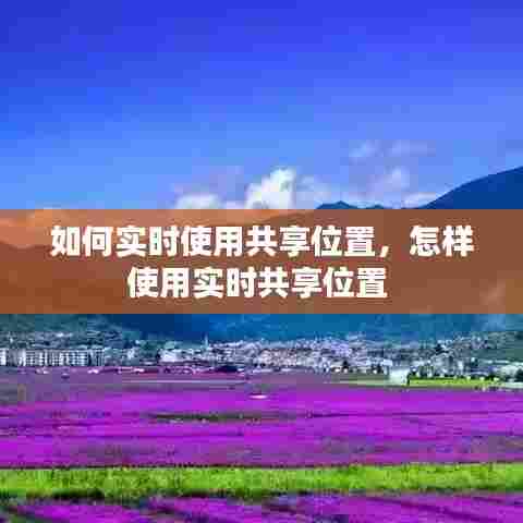 如何实时使用共享位置，怎样使用实时共享位置 