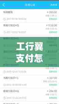 工行翼支付怎么实时到账,银行翼支付