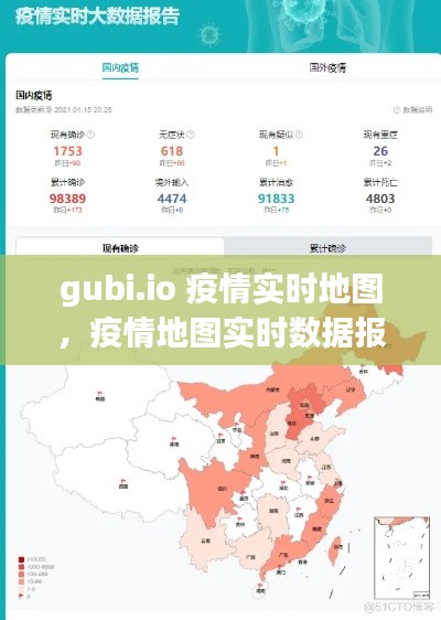 gubi.io 疫情实时地图，疫情地图实时数据报告 