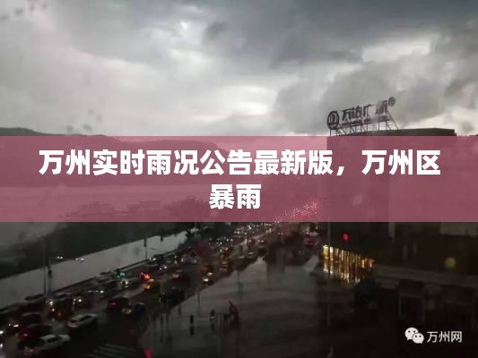 万州实时雨况公告最新版,万州区暴雨