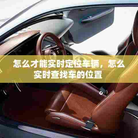 怎么才能实时定位车辆，怎么实时查找车的位置 