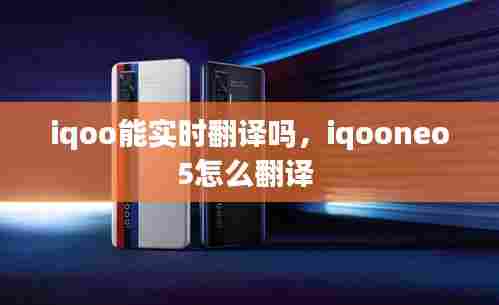 iqoo能实时翻译吗,iqooneo5怎么翻译