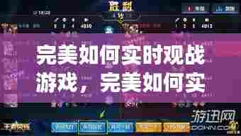完美如何实时观战游戏,完美如何实时观战游戏队友