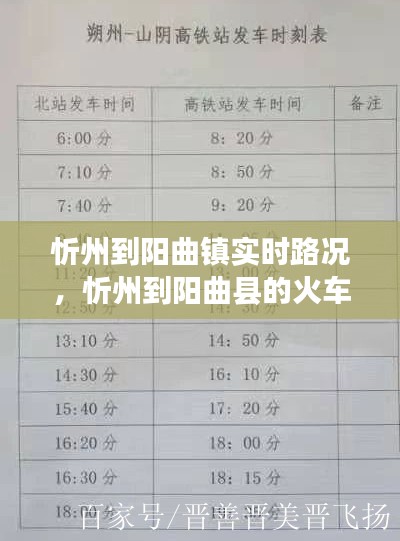 忻州到阳曲镇实时路况,忻州到阳曲县的火车时刻表