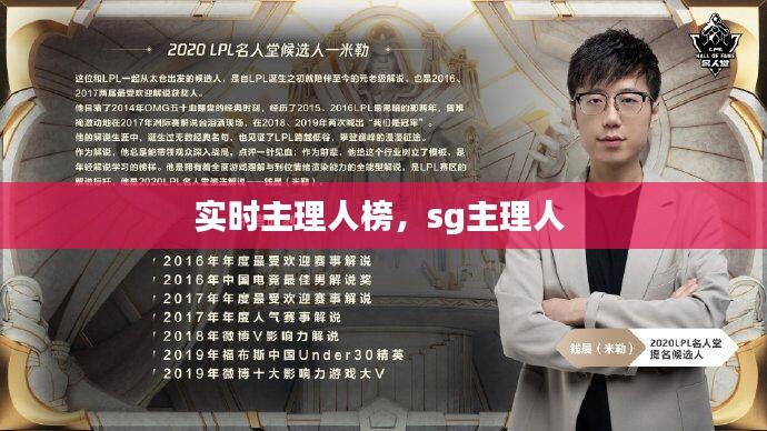 实时主理人榜,sg主理人