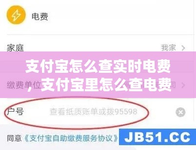 支付宝怎么查实时电费,支付宝里怎么查电费用电量