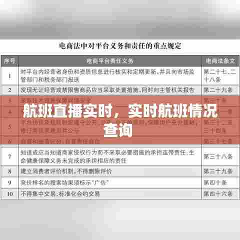 航班直播实时,实时航班情况查询