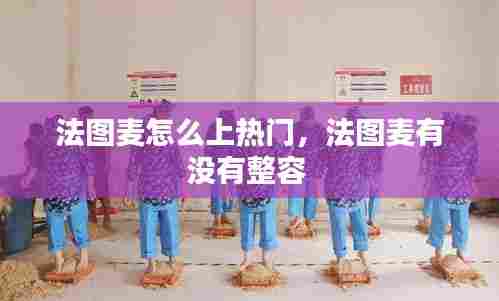 法图麦怎么上热门,法图麦有没有整容