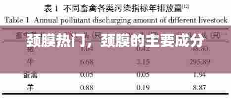 颈膜热门，颈膜的主要成分 