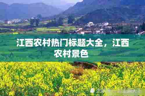 江西农村热门标题大全，江西农村景色 