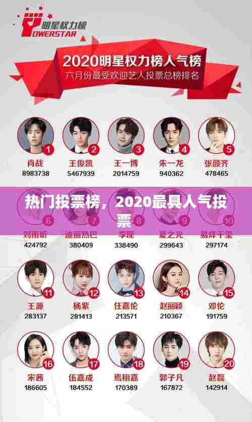 热门投票榜，2020最具人气投票 