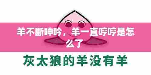 羊不断呻吟，羊一直哼哼是怎么了 