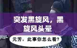 突发黑旋风,黑旋风头晕