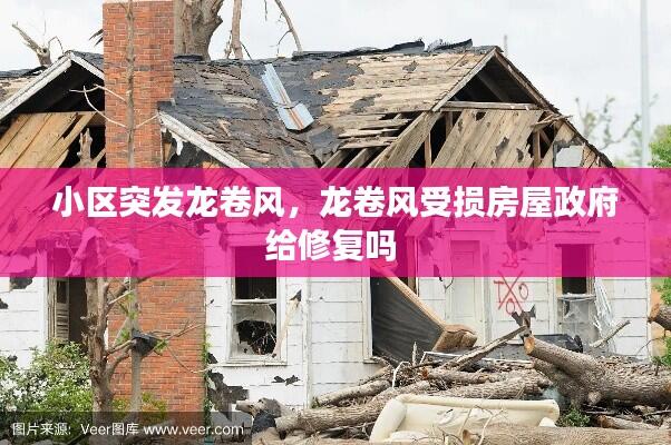 小区突发龙卷风，龙卷风受损房屋政府给修复吗 