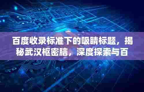 百度收录标准下的吸睛标题,揭秘武汉枢密脑,深度探索与百度启示之旅