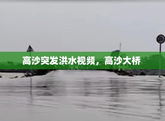 高沙突发洪水视频，高沙大桥 