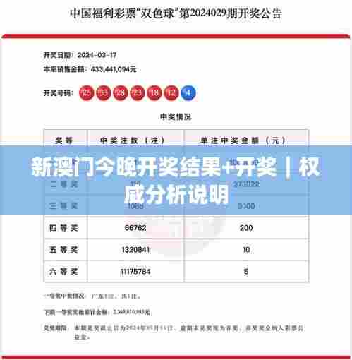 新澳门今晚开奖结果+开奖｜权威分析说明