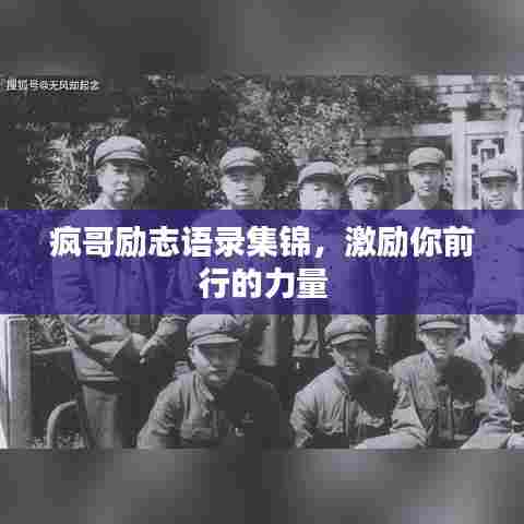 疯哥励志语录集锦,激励你前行的力量