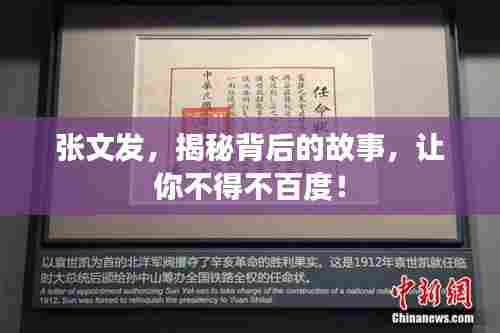 张文发,揭秘背后的故事,让你不得不百度!