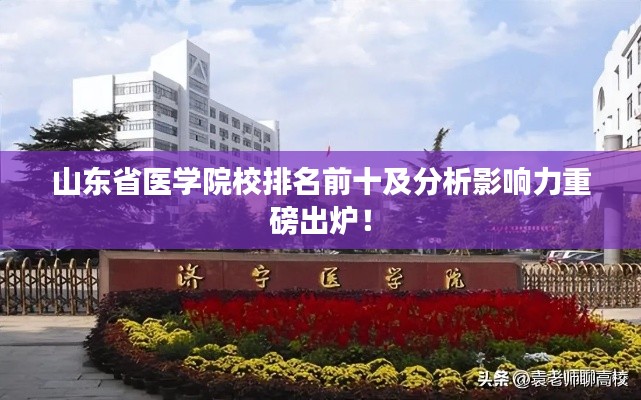 山东省医学院校排名前十及分析影响力重磅出炉！