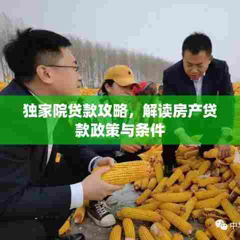 独家院贷款攻略，解读房产贷款政策与条件