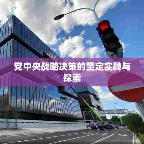 党中央战略决策的坚定实践与探索