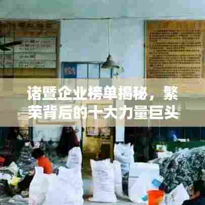 诸暨企业榜单揭秘，繁荣背后的十大力量巨头