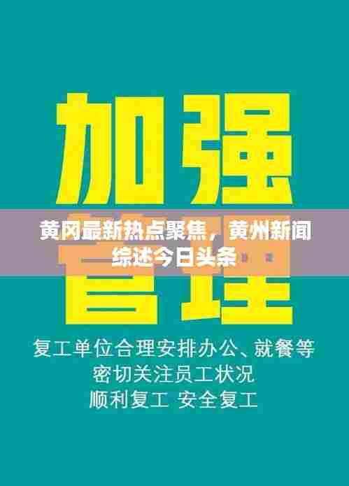 黄冈最新热点聚焦，黄州新闻综述今日头条