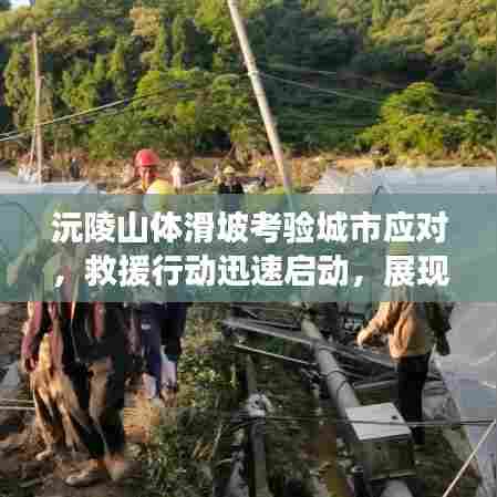沅陵山体滑坡考验城市应对，救援行动迅速启动，展现救援力量！