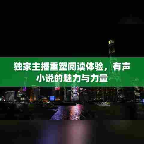 独家主播重塑阅读体验，有声小说的魅力与力量