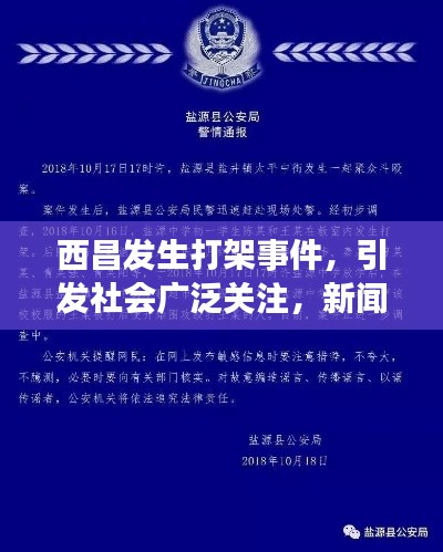 西昌发生打架事件，引发社会广泛关注，新闻头条聚焦事件进展