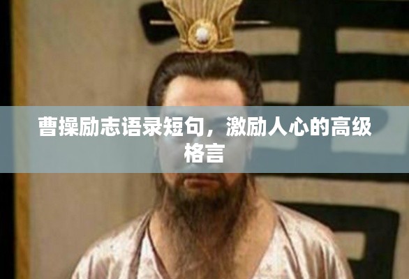 曹操励志语录短句，激励人心的高级格言