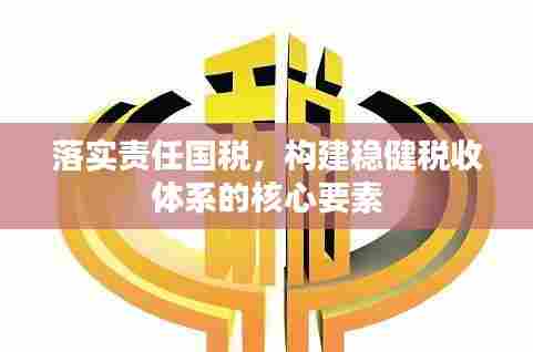 落实责任国税,构建稳健税收体系的核心要素
