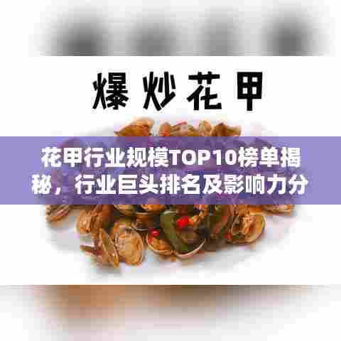 花甲行业规模TOP10榜单揭秘,行业巨头排名及影响力分析