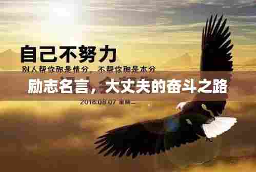 励志名言,大丈夫的奋斗之路