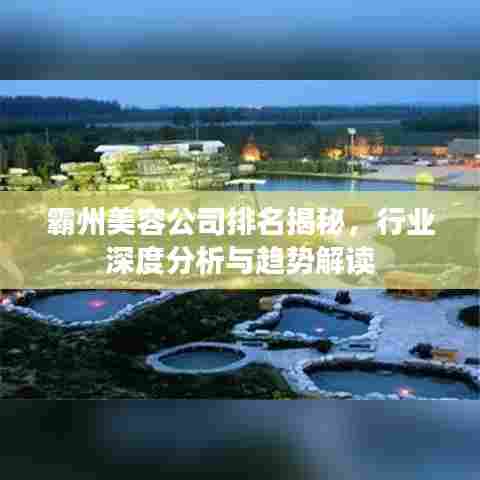 霸州美容公司排名揭秘,行业深度分析与趋势解读