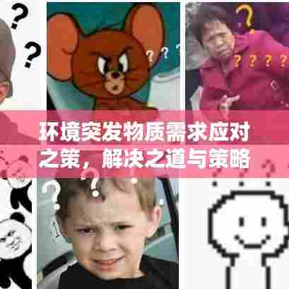 环境突发物质需求应对之策,解决之道与策略分析