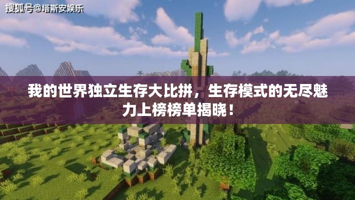我的世界独立生存大比拼，生存模式的无尽魅力上榜榜单揭晓！