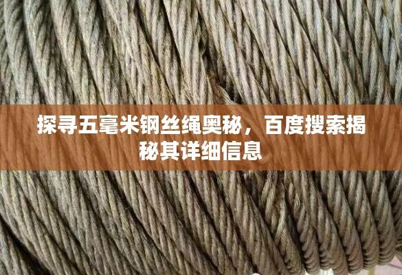 探寻五毫米钢丝绳奥秘，百度搜索揭秘其详细信息