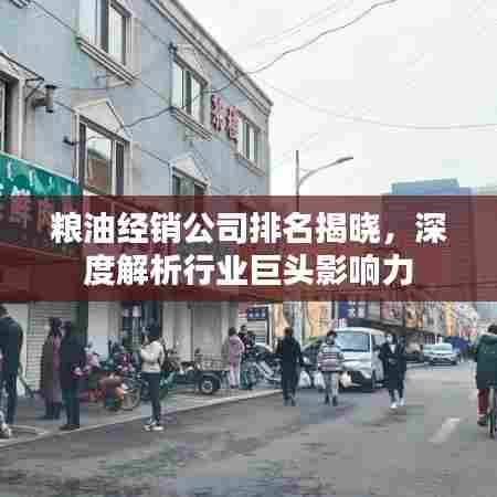 粮油经销公司排名揭晓，深度解析行业巨头影响力