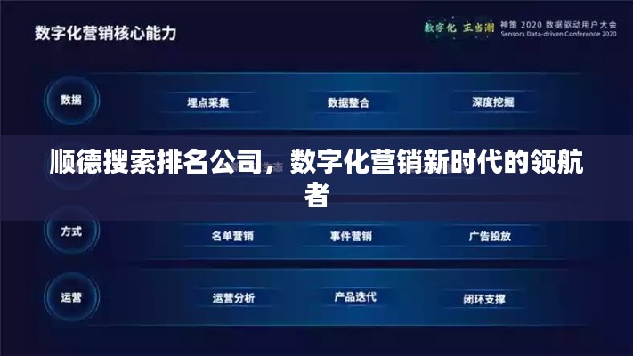 顺德搜索排名公司,数字化营销新时代的领航者