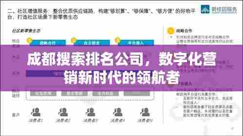 成都搜索排名公司，数字化营销新时代的领航者