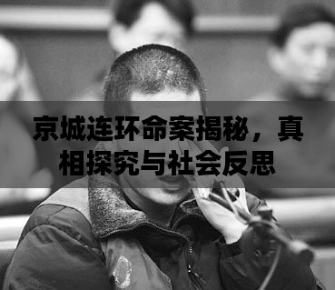 京城连环命案揭秘，真相探究与社会反思