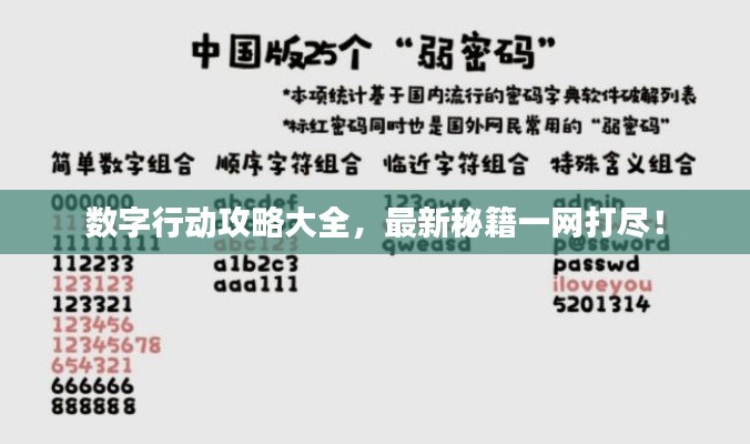 数字行动攻略大全，最新秘籍一网打尽！